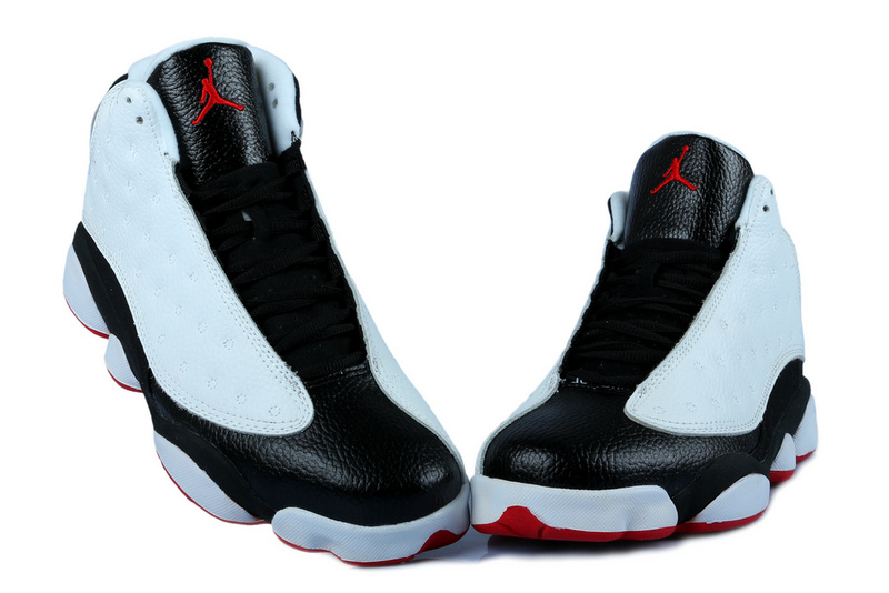 Air Jordan 13 Women Shoes Black/White Online